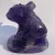 Import Manufacturer direct selling natural high quality purple fluorite carving Toothless Decorative healing gift from China