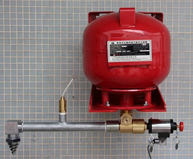Manufacturer produce 16L FM200 automatic hanging fire extinguisher