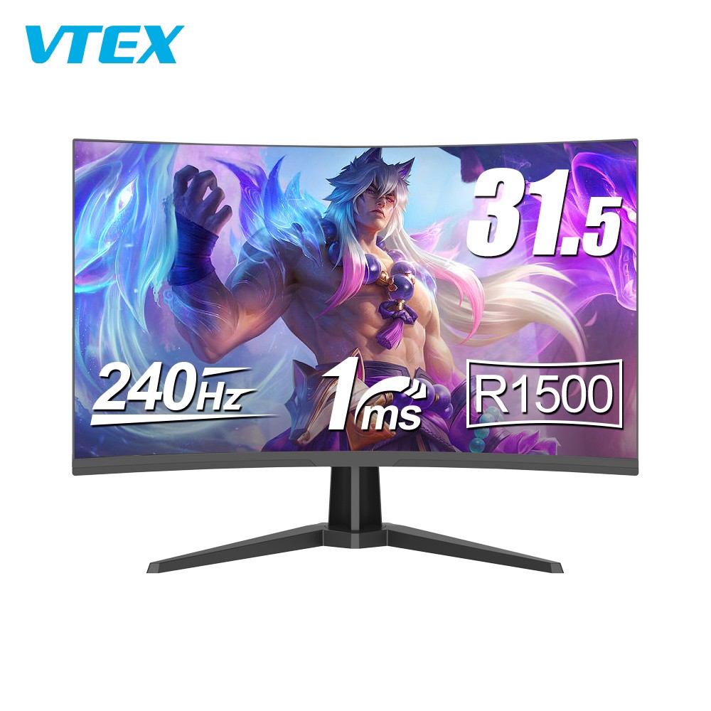 Manufacturer Wholesale 31.5 Inch High Color Gamut Computer Monitor High Resolution Panel Gaming Monitor