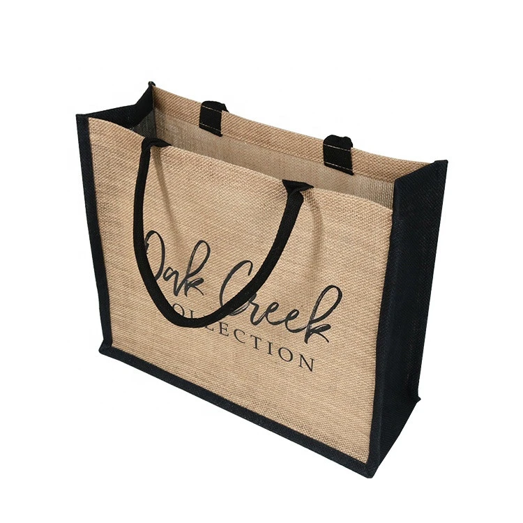 Manufacturers Custom Shopping Tote Wholesale Jute Bag With Logo