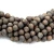 Import Matte Bronzite Stone Big Hole 2.0mm 2.5mm Natural Gemstone Loose Beads For Jewelry Making from China