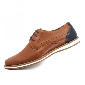 Men business leather shoes comfortable wear-resistant men leather casual shoes factory direct sales customization