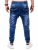 Import Men Fashion Jeans Latest High Street Stylish Designer Cargo Overall Pants Mens Jeans 2021 Jeans Men Slim from China