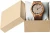 Import Mens Bamboo Wooden Watch with Genuine Brown Leather Strap Quartz Analog  Watches with Quality Miyota Movement from China