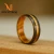 Import Menss Olive Wood & Carbon Fiber Engagement Ring | Handmade Jewelry | Olive Wood Weeding Ring from Pakistan