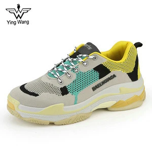 Mesh Clunky Sneaker Thick Bottom Unisex Sport Shoes Running