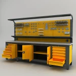 Metal Heavy Duty Steel Garage Tool Cabinet with Pegboard