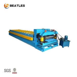 Metal roof profile tiles making machine glazed tile roll forming machine