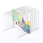 Metal wire mesh tabletop dvd display cd rack