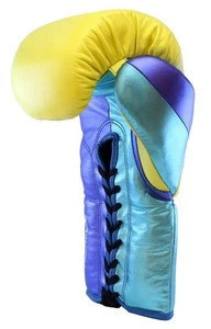 Metallic Leather Boxing Gloves Sparring Boxing Gloves Training Boxing Gloves