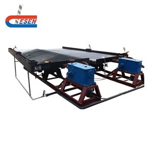 Mineral Gravity Concentration Ore Process Small Shaking Table for copper ore