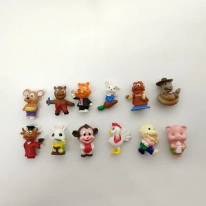 Mini Chinese Zodiac Figures Plastic Animal Toy