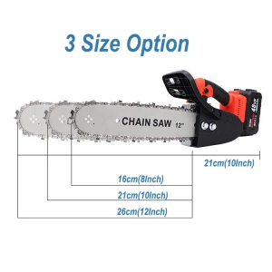 Mini cordless Chainsaw Adapter Chain and Bar Professional Cutting Machine Attachment Electric Chain saw