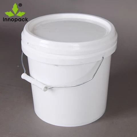 mini custom painted 5 liter plastic pail bucket