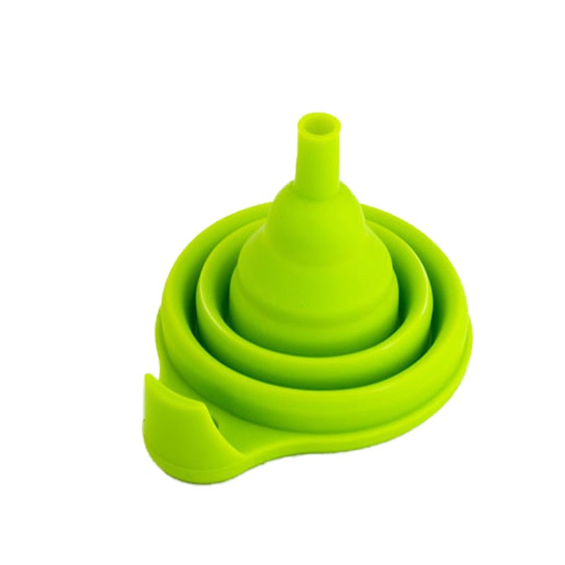 Mini Food Foldable Kitchen Folding New Design Accessories Water Adjustable Silicone collapsible Funnel