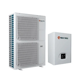 Mini split R410A low temperature air source heating pump air water inverter domestic house heat pump heater