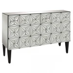 Mirrored furniture living room cabinet