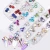 Import Misscheering 36pcs/set Oval Square Flower Design Pointback Mix Glass Crystal Rhinestones 3d Nail Art Decoration from China