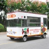 Mobile dining bus /electric fast food vending car for hot sale
