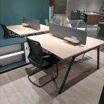 Model modular workstation open used modern office desk standard size furniture office workstation