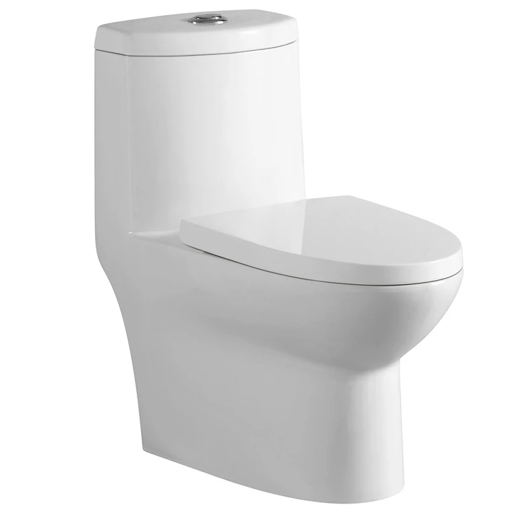 Modern ceramic sanitary ware commode western S-trap toilet bowl one piece ceramic WC Toilets