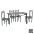 Import Modern design dining table set 1table and 4 chairs dining room furniture DS-611 from China
