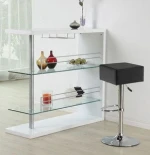 Modern MDF and fashion Glass bar table