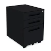 Modern office equipment metal 3 box drawers mobile pedestal lockable file storage cabinet