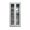 modern office metal glass door cupboard adjustable steel book shelf filing cabinet