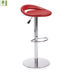 modern PU bar stool/ adjustable bar stool chair without wheels