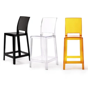 Modern style acrylic bar chair/plastic bar chair