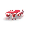 Moetry Modern Wood Nursery School Furniture Free Combine Study Table For Kids Classroom