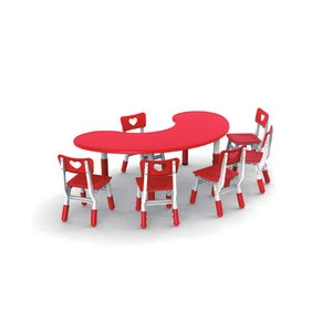 Moetry Modern Wood Nursery School Furniture Free Combine Study Table For Kids Classroom