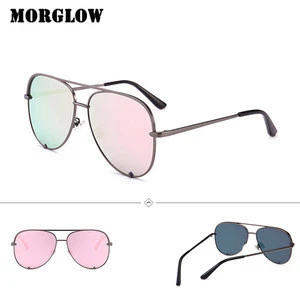 Morglow MG39305  Pink pilot quay sun glasses oversized womens sunglasses trendy 2019