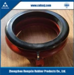 Mud tank pipeline system inflatable air grip union
