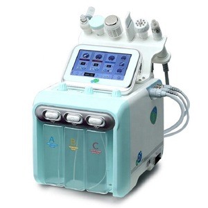 Multi function facial microdermabrasion machine H2O2 skin care/H2O2 facial machine/6 In 1 small bubble