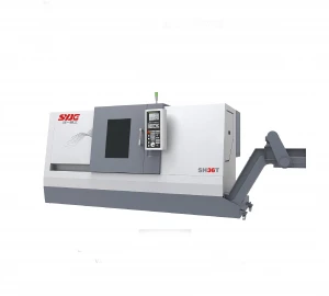 Multi-function integral CNC lathe machine metal cutting machine tool SH36T