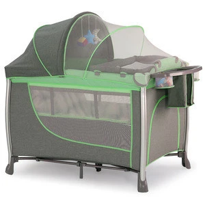 Multi-function removable Baby travel cot crib kids safety playpen portable playard