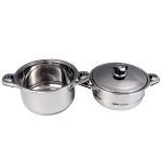 Multi Purpose Multi  Elect Commercial 3 Tier Stainless Steel Steamer Cookware