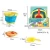 Import Multifunction retractable 2L sand bucket beach toy scoop set folding storage toys buckets with silicone material from China