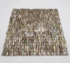 Natural color strip shell made by mother of pearl wall decorate mosaic tiles