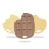 Natural Organic Funny Baby Silicone Cookie Chocolate Teether