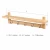 Import Natural wooden bamboo wall mounted coat rack with hooks from China