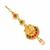 New Arrival Beautiful  Indian Jewelry  Gold Color Imitation Pearl  Stone Maang Tikka