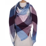 New autumn and winter fashion scarves forKnitted wool classic plaid style shawl Men's and women's style