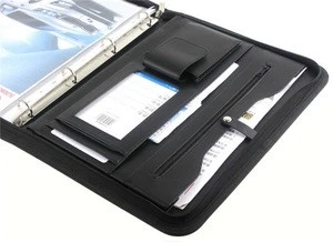 new business style file folder with dividers with calculator