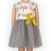 New design multi color customized summer baby girls tulle dresses
