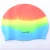 Import New Design Underwater Printing Logo Color Mixture Xl Silicone College Adult Swimming Cap for Long Hair from China