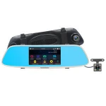 New Fashion Dual Lens Vehicle Blackbox DVR FHD 1080P Hidden Camera Car DVR Support 32GB SD Card