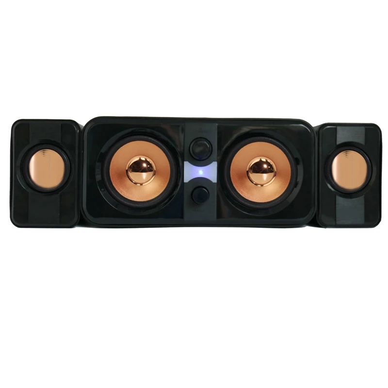 New Fashion selling Professional mini portable audio stereo active 2.1 Computer Speakers